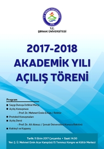 Akademik Yıl Açılış Töreni