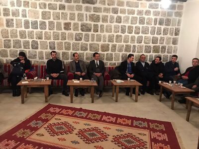 Mehmet Ağa Sor Kasrı yargı mensuplarını ağırladı