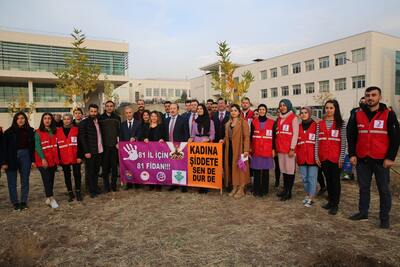 Öldürülen kadınlar dikilen fidanlarla yaşayacak