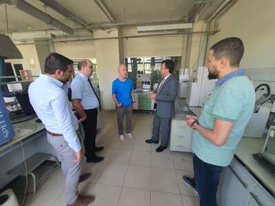 Rektörümüz, MTA Genel Müdürlüğü laboratuarlarını ziyaret etti