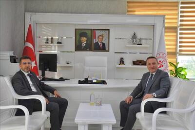 Rektörümüz Prof. Dr. Alkış, Gençlik ve Spor İl Müdürü Ayar’ı ziyaret etti