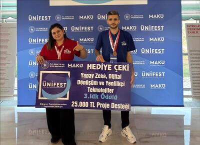 Üniversitemizden UNIFEST’te Büyük Başarı; Teknofest Kulübümüz Türkiye 3.’sü